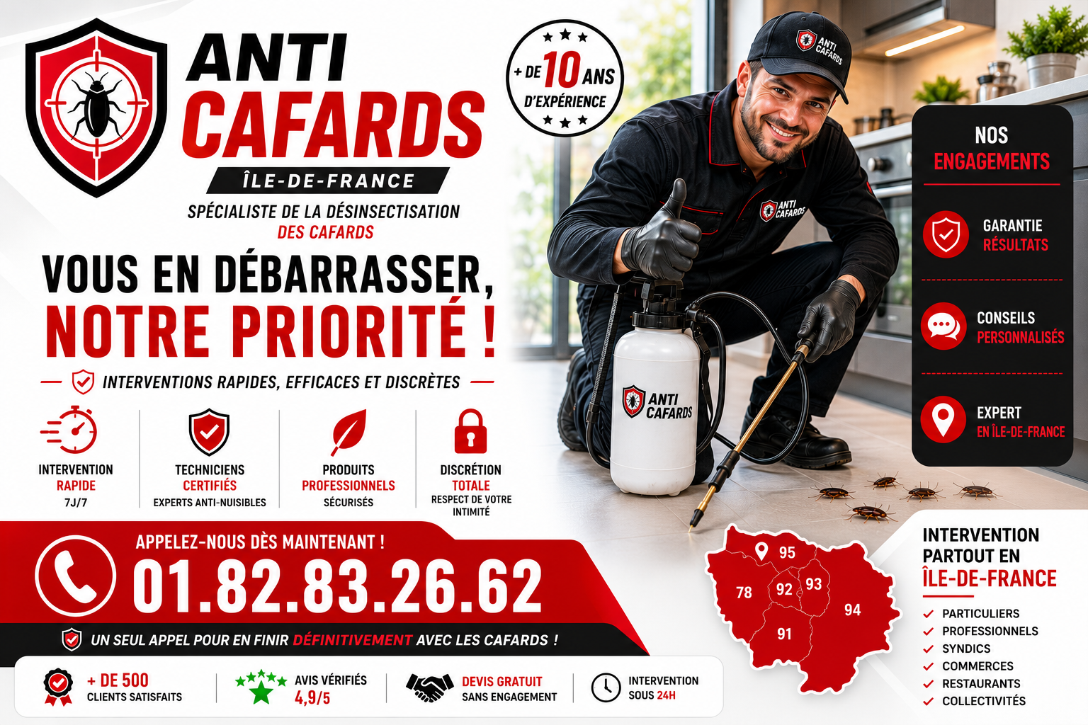 Cafards le Raincy